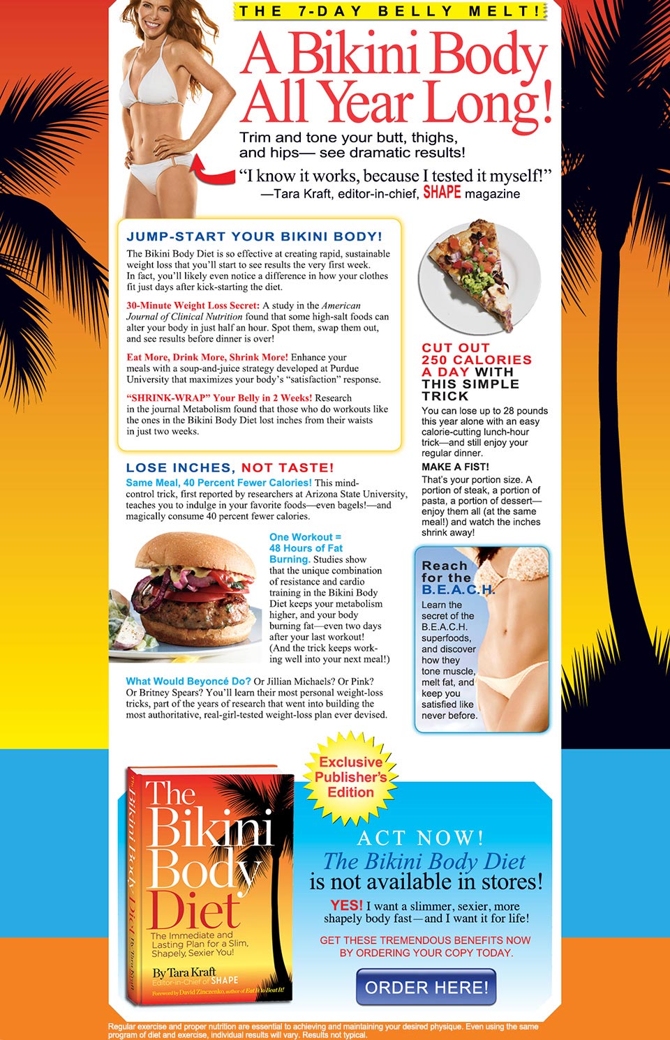 The Bikini Body Diet by Tara Kraft - Order Now!